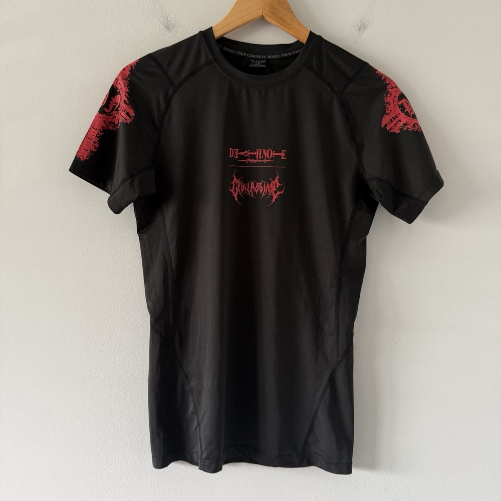 Civil Regime Death Note S/S Compression Shirt Mens Medium Athletic Workout Gym